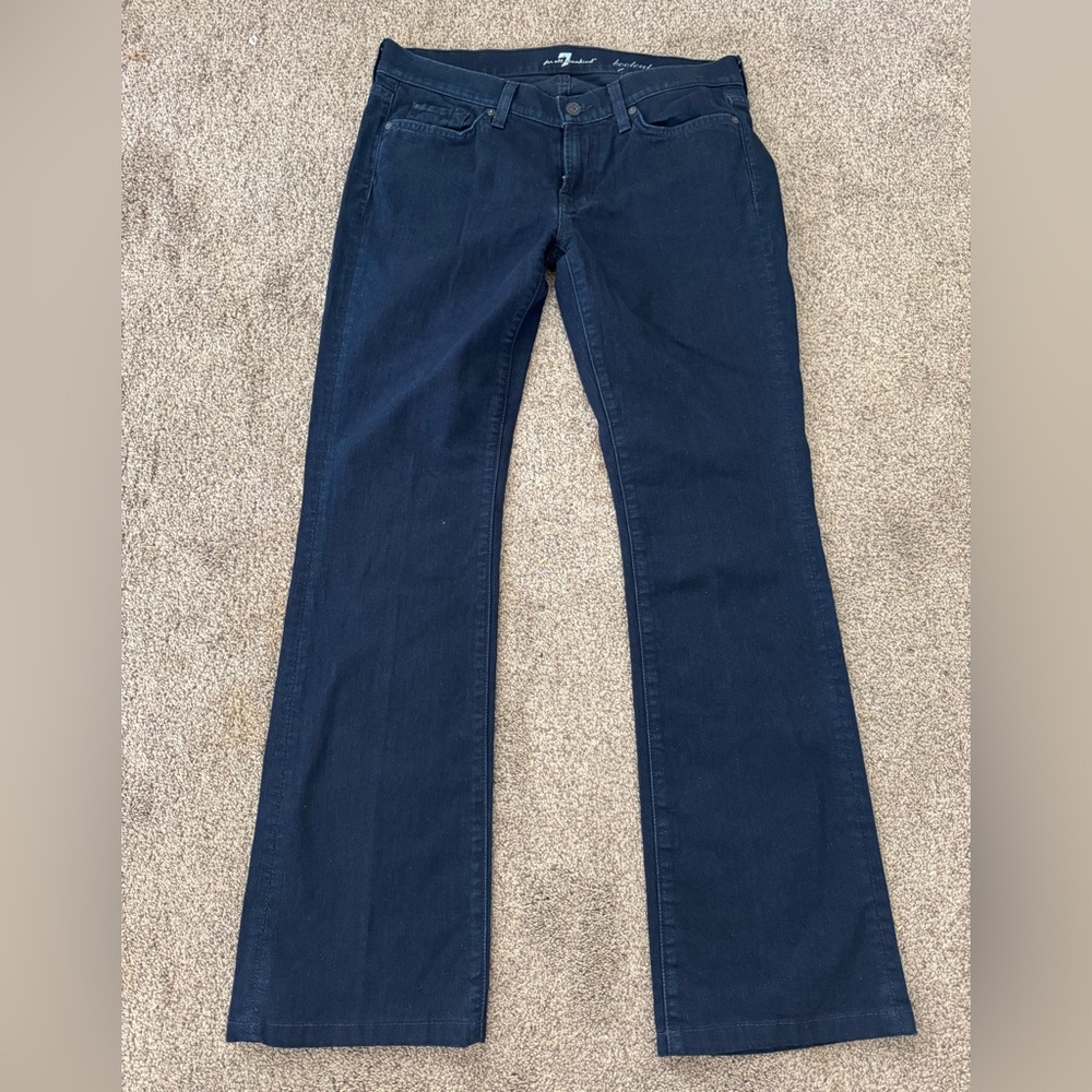 7 for all Mankind bootcut jeans.